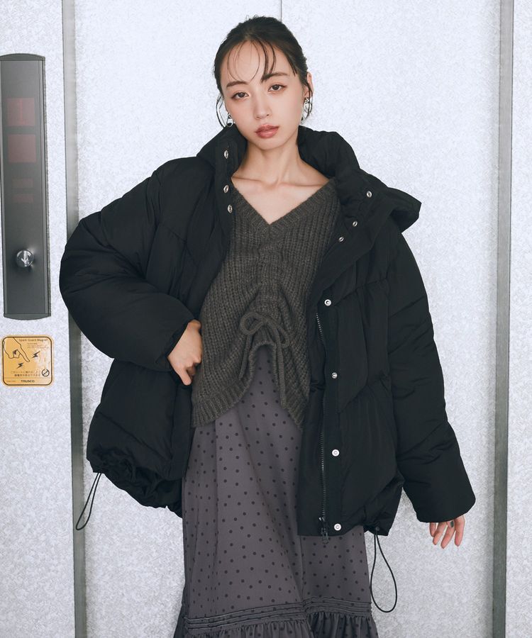 earth music&ecology「2WAYパファーブルゾン」|ブルゾン・スタジャン|