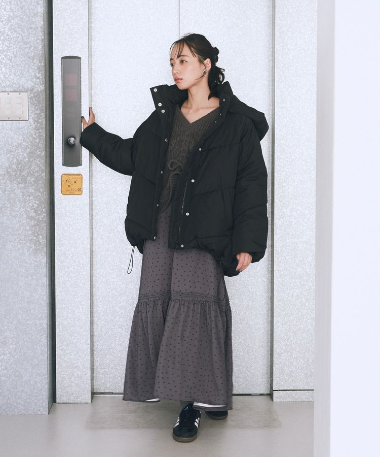 earth music&ecology「2WAYパファーブルゾン」|ブルゾン・スタジャン|