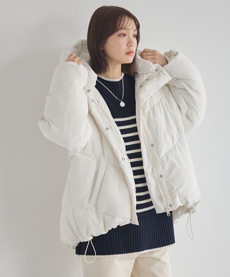 earth music&ecology「2WAYパファーブルゾン」|ブルゾン・スタジャン|