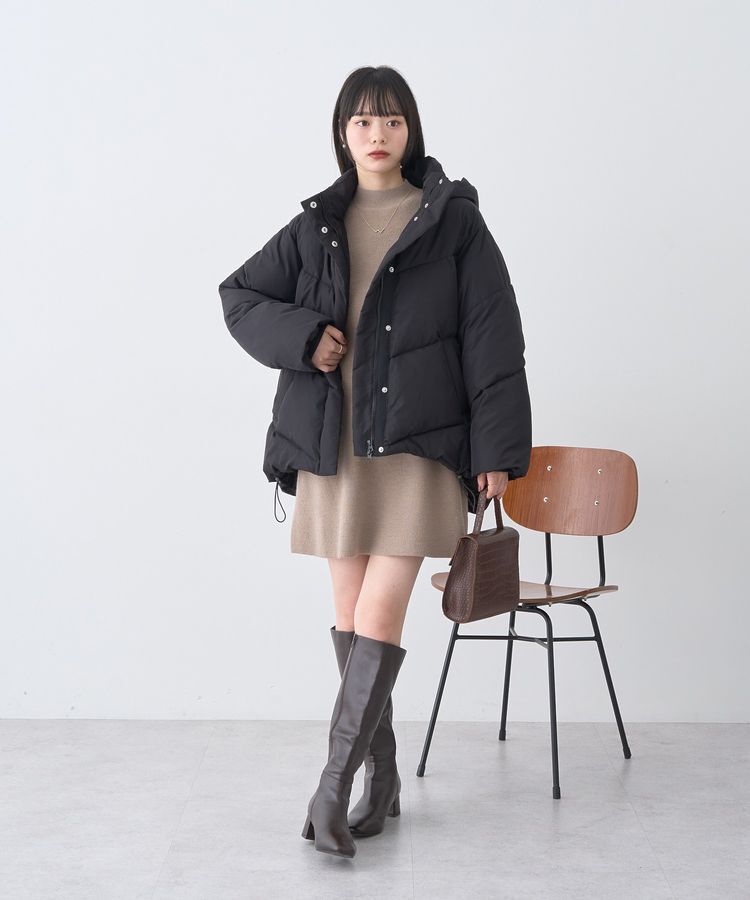 earth music&ecology「2WAYパファーブルゾン」|ブルゾン・スタジャン|