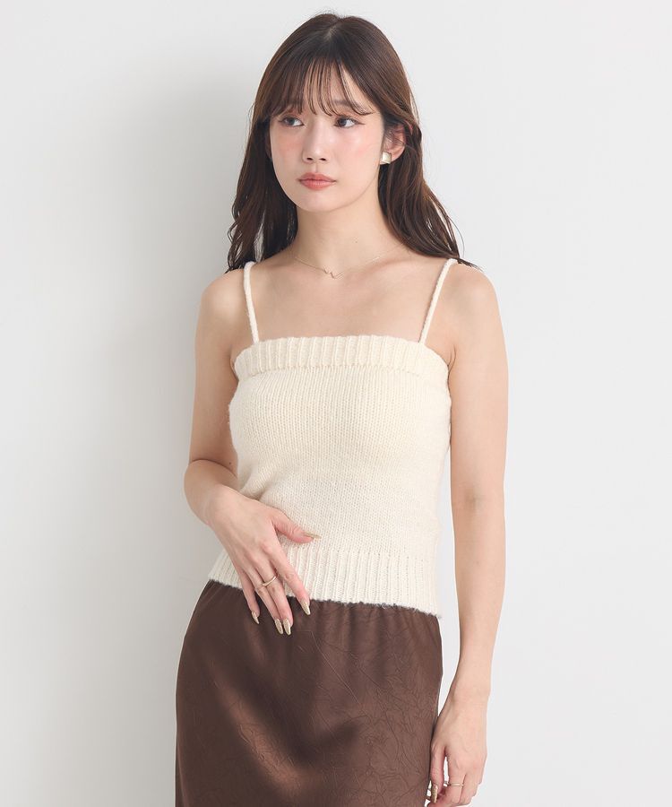 earth music&ecology「SET2点フラワースパンコールカーデ＋ビスチェ」|カーディガン|