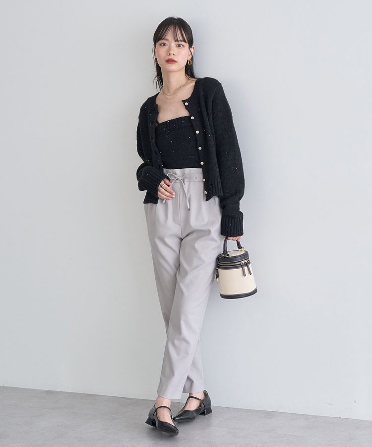 earth music&ecology「SET2点フラワースパンコールカーデ＋ビスチェ」|カーディガン|