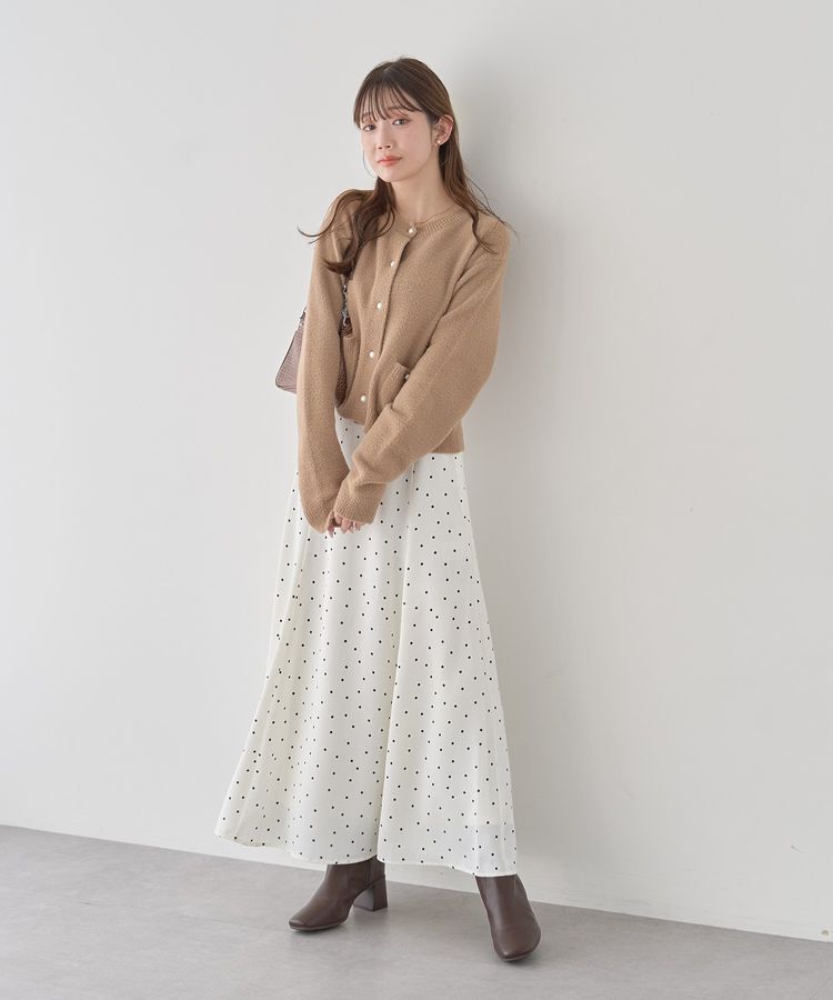 earth music&ecology「パウダーシャギークルーネックカーディガン」|カーディガン|