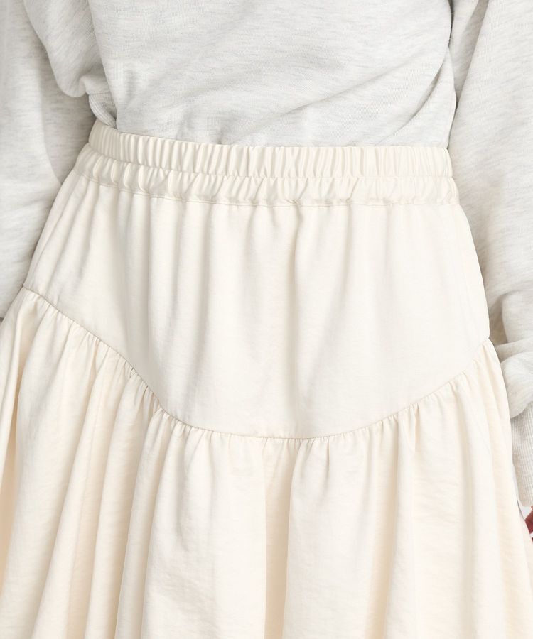 earth music&ecology「ラウンド切り替えバルーンミニスカート」|スカート|