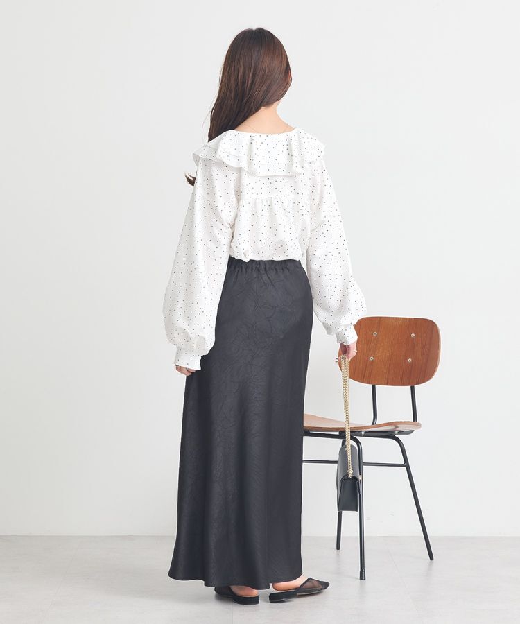 earth music&ecology「ラッフルカラーブラウス」|シャツ・ブラウス|