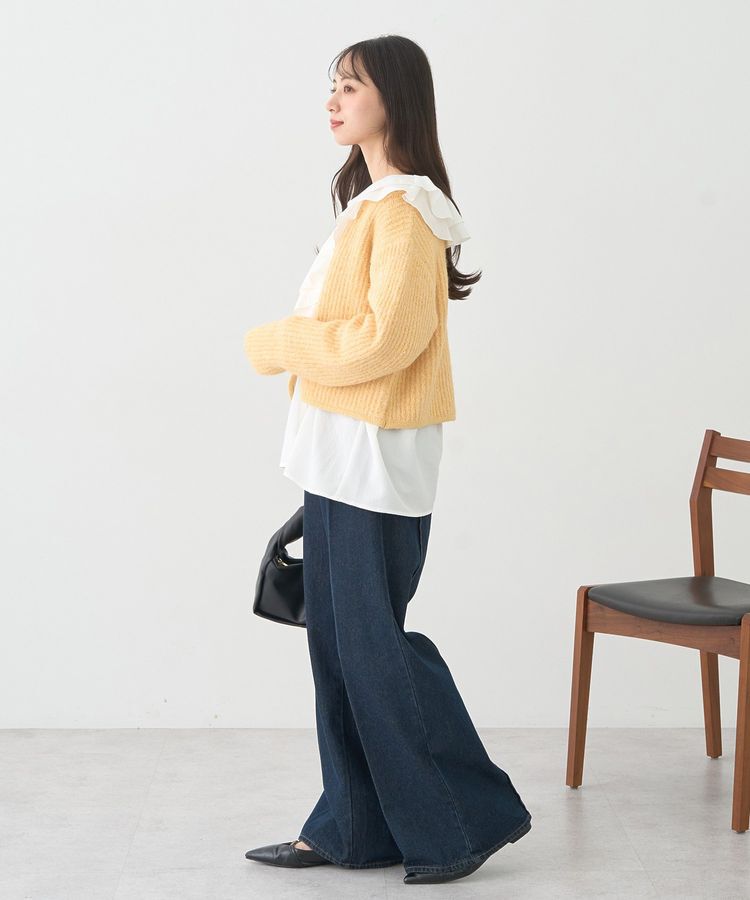 earth music&ecology「ラッフルカラーブラウス」|シャツ・ブラウス|