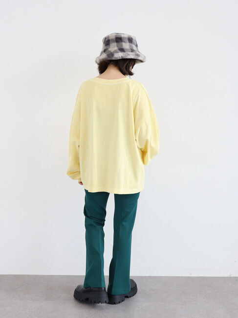  「PEANUTSピグメントロングT」|Tシャツ・カットソー|