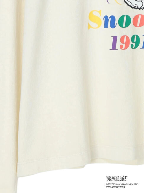  「PEANUTSピグメントロングT」|Tシャツ・カットソー|