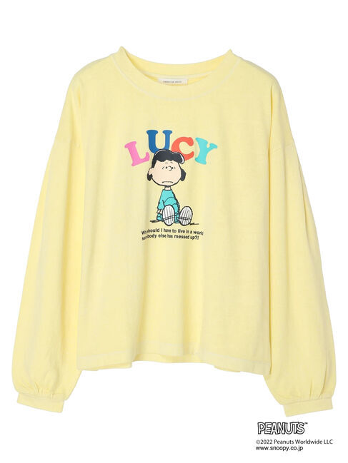  「PEANUTSピグメントロングT」|Tシャツ・カットソー|