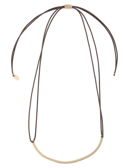  「ハーフメタルチョーカーネックレス」|ネックレス|