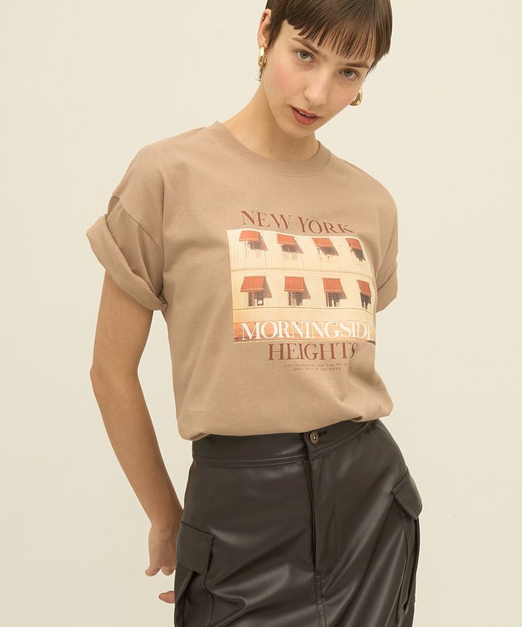 AMERICAN HOLIC「ロゴ＆フォトプリントTシャツ」|Tシャツ・カットソー|