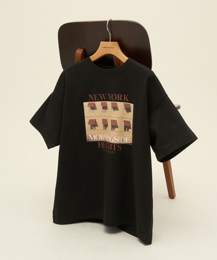 AMERICAN HOLIC「ロゴ＆フォトプリントTシャツ」|Tシャツ・カットソー|