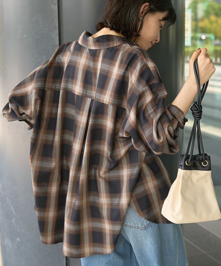 AMERICAN HOLIC「イージーケアチェックシャツ【360&deg;着こなしシャツ】」|シャツ・ブラウス|