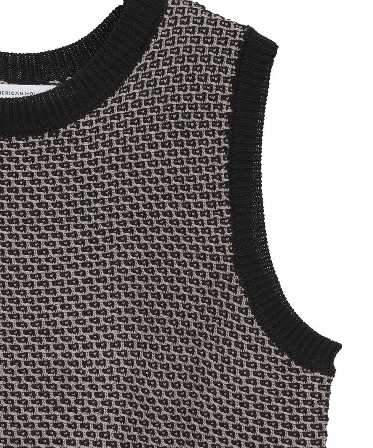AMERICAN HOLIC「ジャガードニットベスト」|ベスト・ジレ|