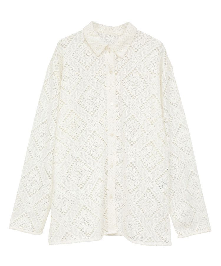 AMERICAN HOLIC「レース長袖シャツ」|シャツ・ブラウス|