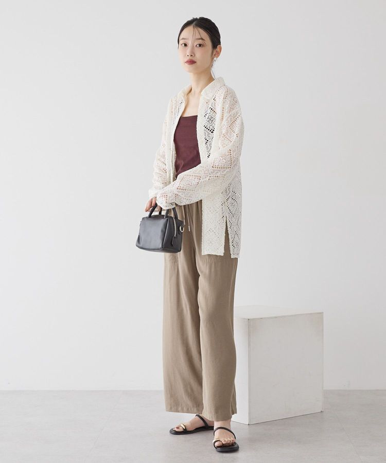 AMERICAN HOLIC「レース長袖シャツ」|シャツ・ブラウス|