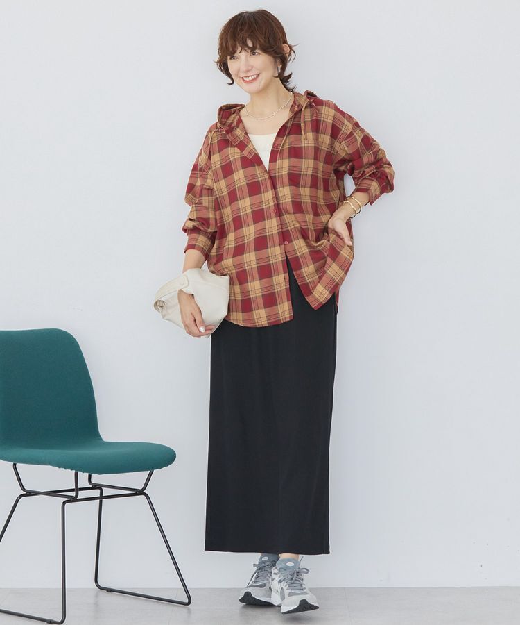 AMERICAN HOLIC「チェックフードシャツ」|シャツ・ブラウス|