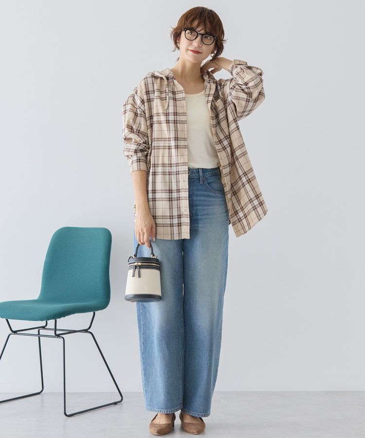 AMERICAN HOLIC「チェックフードシャツ」|シャツ・ブラウス|