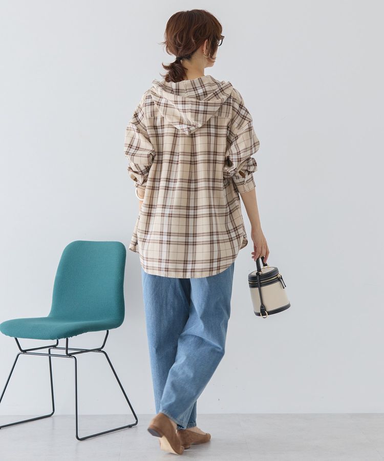 AMERICAN HOLIC「チェックフードシャツ」|シャツ・ブラウス|