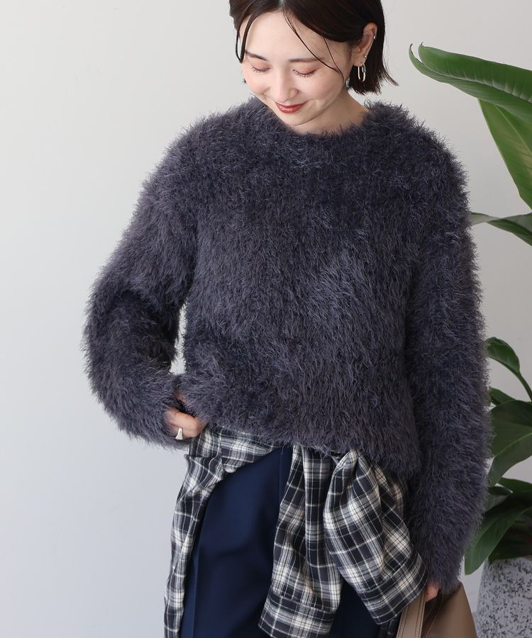 AMERICAN HOLIC「シャギーニットプルオーバー」|ニット・セーター|