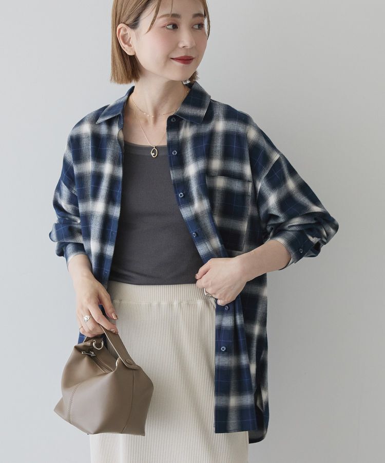 AMERICAN HOLIC「ビエラ起毛チェックシャツ」|シャツ・ブラウス|