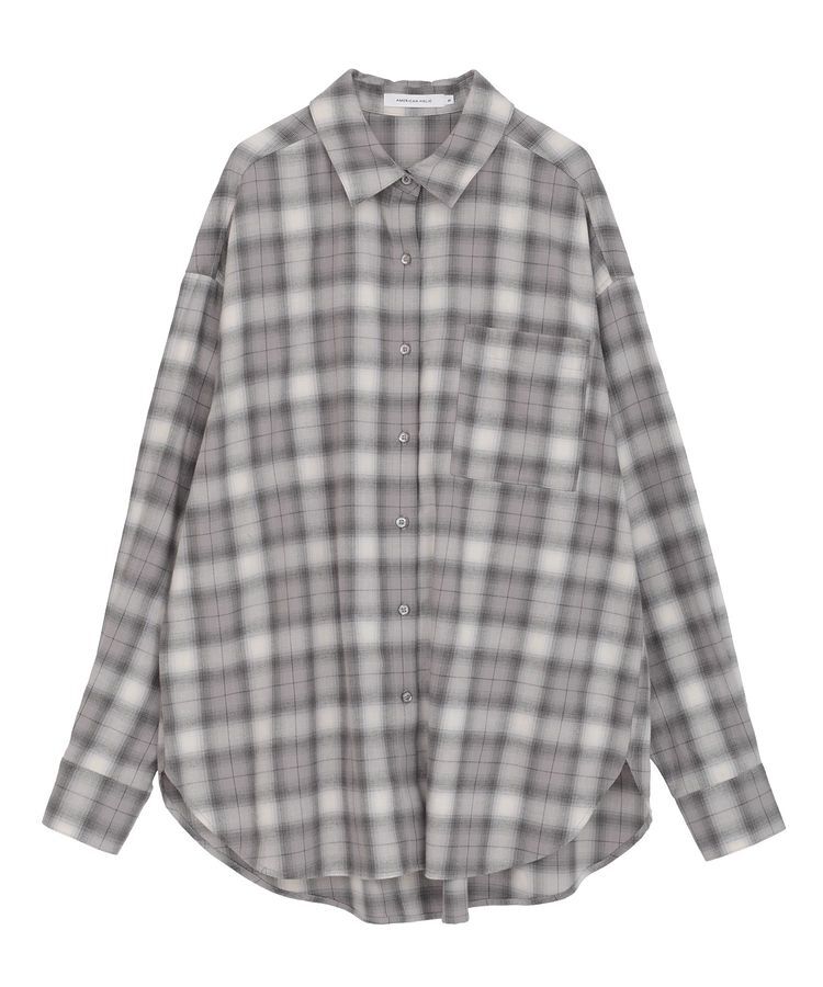 AMERICAN HOLIC「ビエラ起毛チェックシャツ」|シャツ・ブラウス|