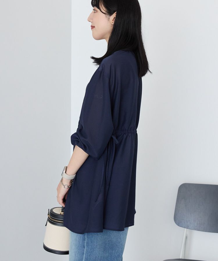 AMERICAN HOLIC「シアーウエストドロストロングシャツ/チュニック」|シャツ・ブラウス|
