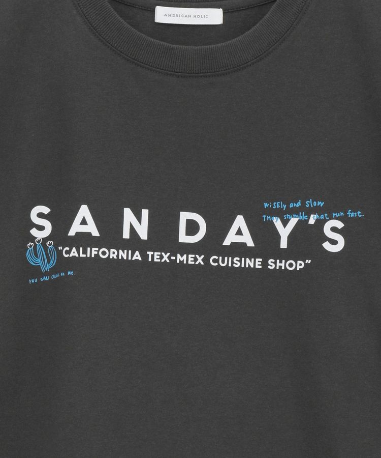 AMERICAN HOLIC「SANDAYS ロングTシャツ/チュニック」|Tシャツ・カットソー|