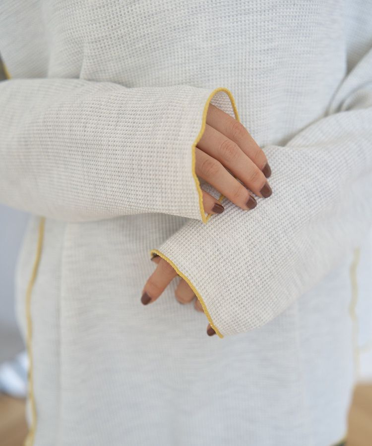 AMERICAN HOLIC「ワッフル配色メロープルオーバー」|Tシャツ・カットソー|