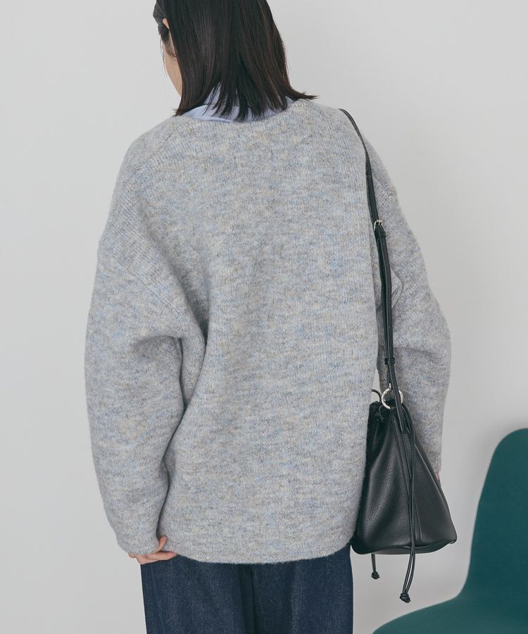 AMERICAN HOLIC「VネックWフェイスニットカーディガン【WEB限定カラー有り】」|カーディガン|