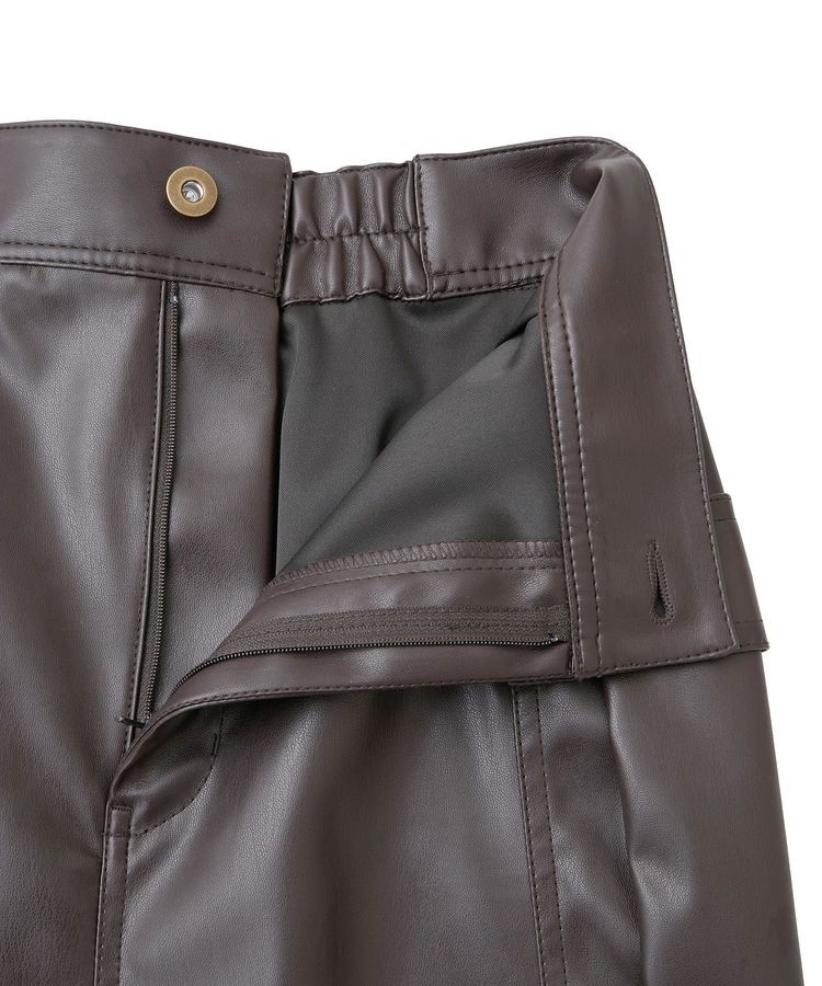 AMERICAN HOLIC「Wポケットフェイクレザースカート」|スカート|