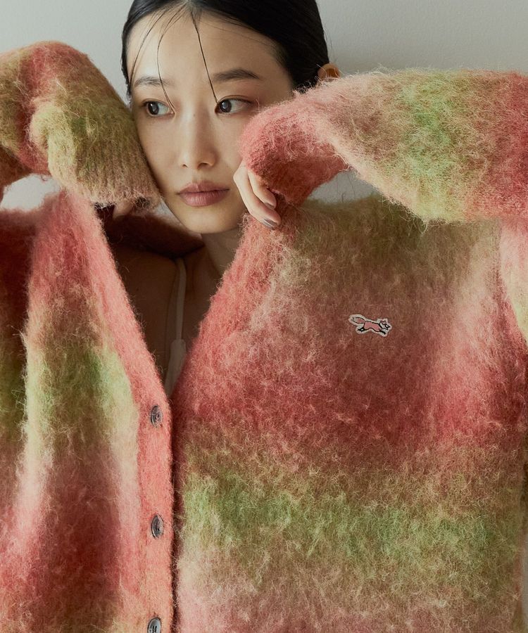 AMERICAN HOLIC「PENNEY'Sシャギーグラデーションカーディガン」|カーディガン|