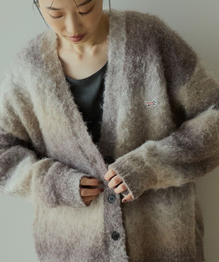 AMERICAN HOLIC「PENNEY'Sシャギーグラデーションカーディガン」|カーディガン|