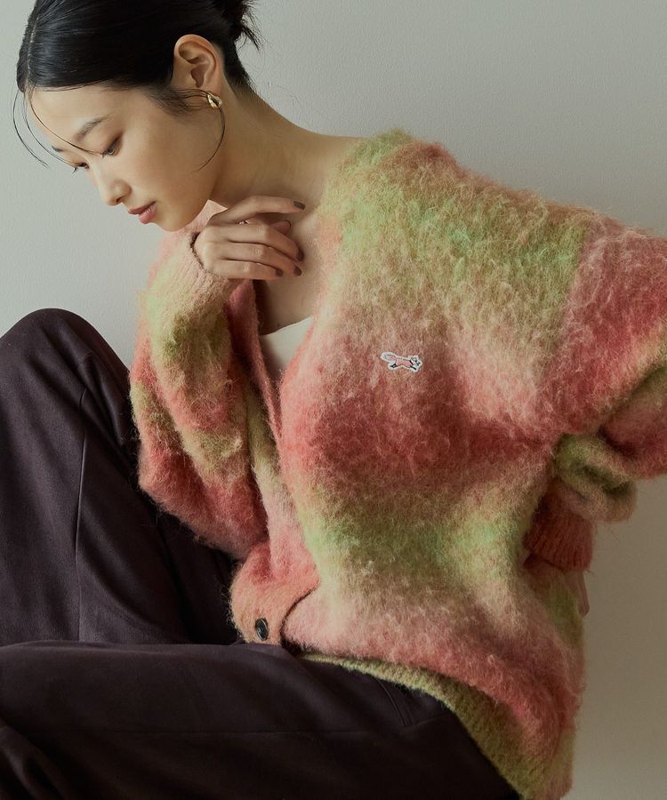 AMERICAN HOLIC「PENNEY'Sシャギーグラデーションカーディガン」|カーディガン|