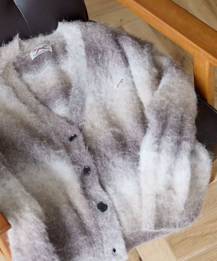 AMERICAN HOLIC「PENNEY'Sシャギーグラデーションカーディガン」|カーディガン|