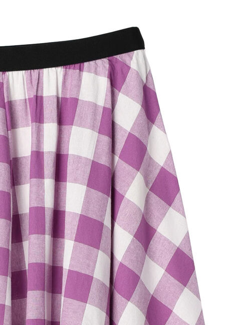 Green Parks「・furry　rate　ギンガムバイアススカート」|スカート|