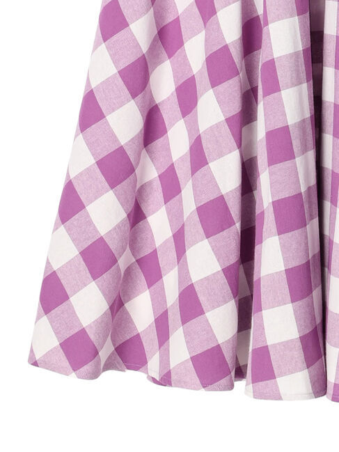 Green Parks「・furry　rate　ギンガムバイアススカート」|スカート|