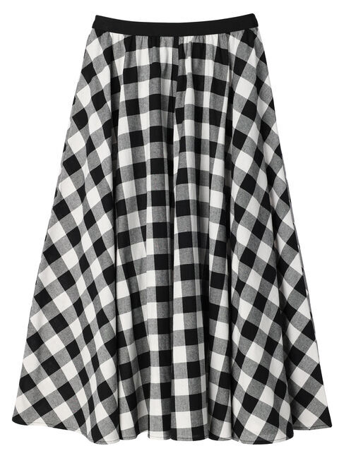 Green Parks「・furry　rate　ギンガムバイアススカート」|スカート|