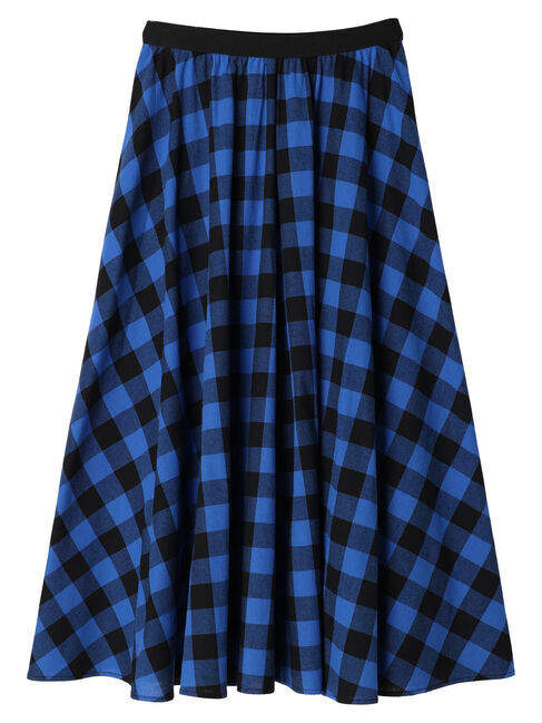 Green Parks「・furry　rate　ギンガムバイアススカート」|スカート|