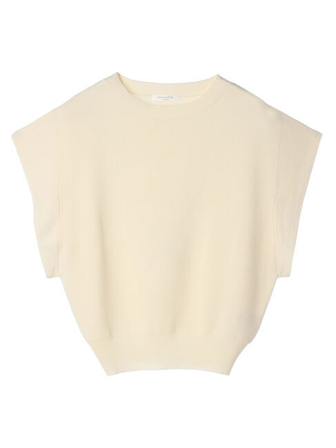 Green Parks「推しニット　フレンチスリーブニットプルオーバー」|ニット・セーター|