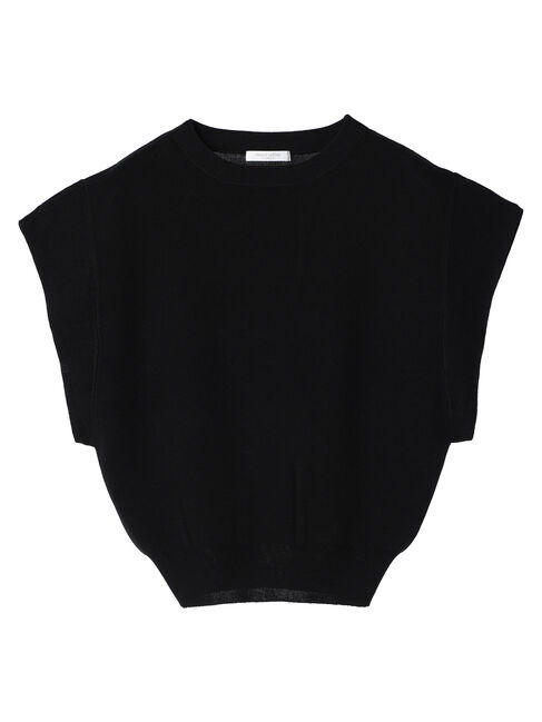 Green Parks「推しニット　フレンチスリーブニットプルオーバー」|ニット・セーター|