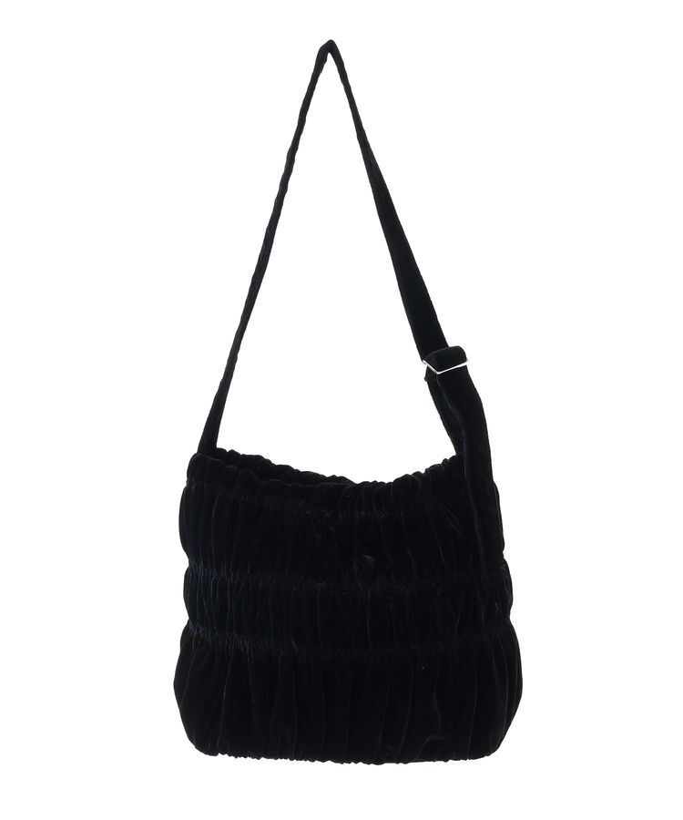 armonia「andmikka シャーリングベロアトートバッグ」|トートバッグ|Black