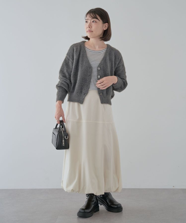 Green Parks「ラメシャギーニットカーディガン」|カーディガン|