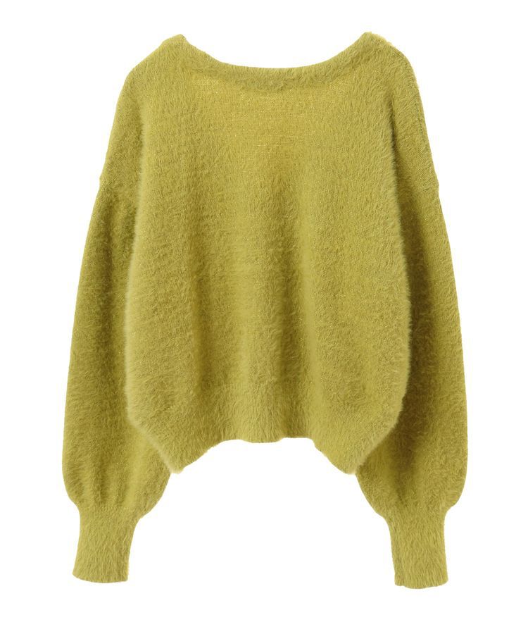 Green Parks「ラメシャギーニットカーディガン」|カーディガン|