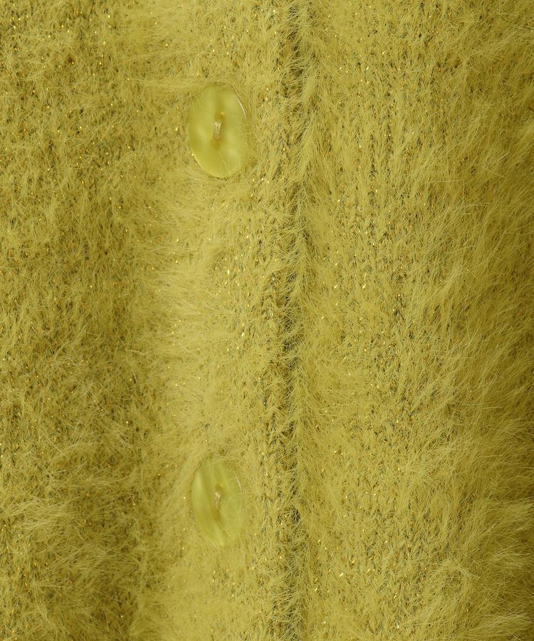 Green Parks「ラメシャギーニットカーディガン」|カーディガン|