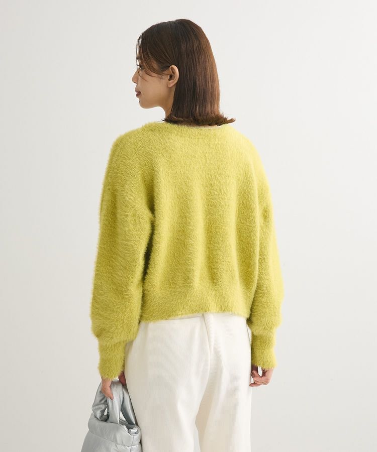 Green Parks「ラメシャギーニットカーディガン」|カーディガン|