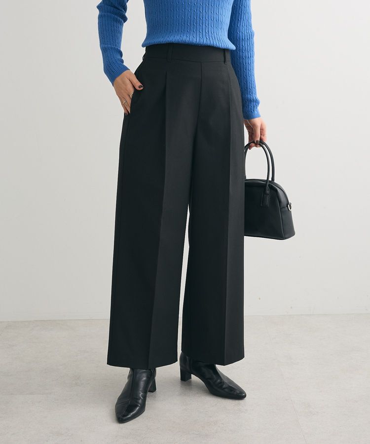 Green Parks「あったかきれシル ワイドストレートパンツ」|その他|