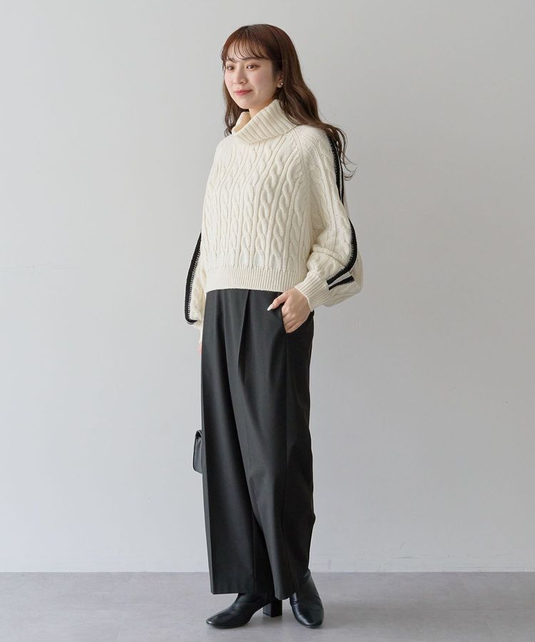 Green Parks「あったかきれシル ワイドストレートパンツ」|その他|