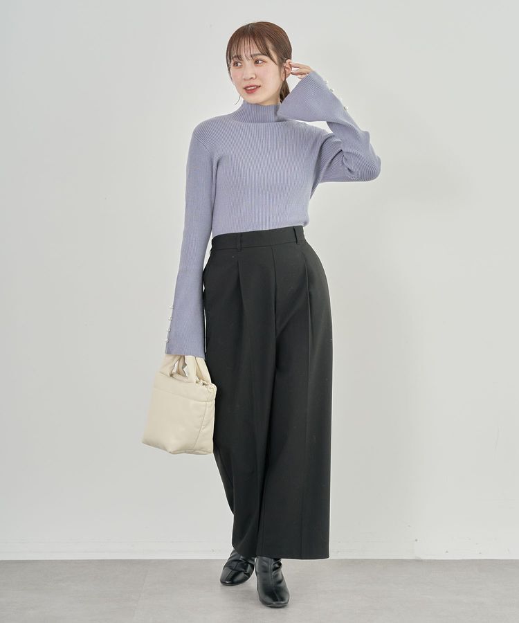 Green Parks「あったかきれシル ワイドストレートパンツ」|その他|