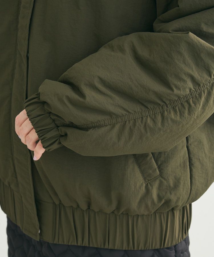 Green Parks「・ELENCARE DUE フェイクレザーエリブルゾン」|ブルゾン・スタジャン|